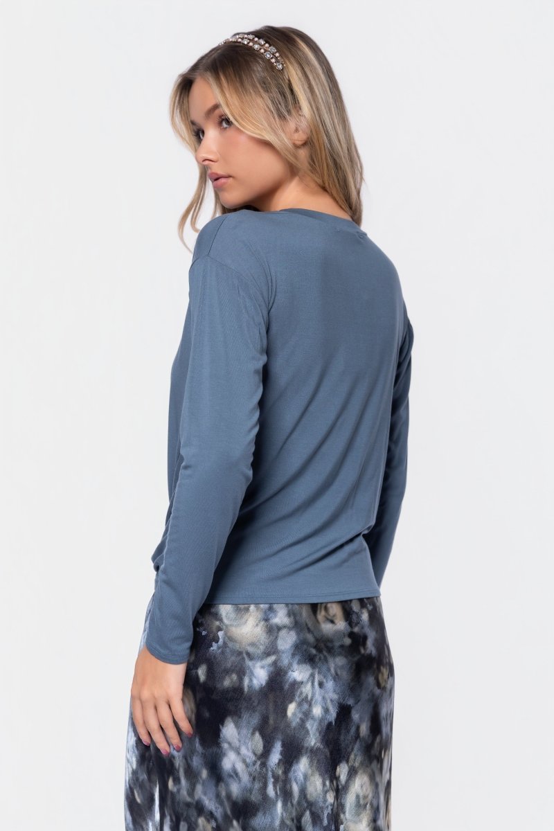 Olly Top (Slate Green) - Top - Yakira Bella