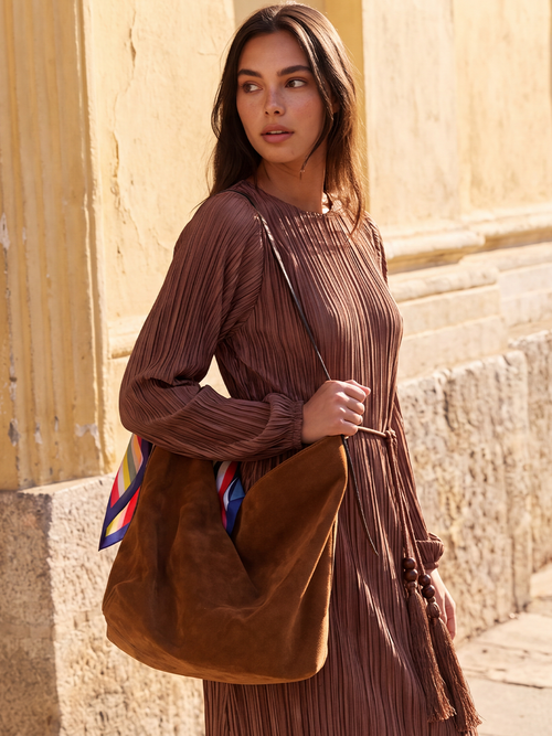 Camellia Dress (Brown)