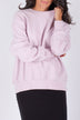 Oversized Crewneck Sweatshirt (Light Lilac)