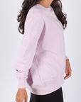 OVERSIZED CREWNECK SWEATSHIRT (LIGHT LILAC) - Top - Yakira Bella