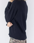 OVERSIZED SWEATER (BLACK) - Top - Yakira Bella