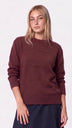 Oversized Sweater (Burgundy)