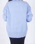 OVERSIZED SWEATER (LIGHT BLUE) - Top - Yakira Bella