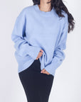 OVERSIZED SWEATER (LIGHT BLUE) - Top - Yakira Bella