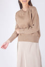 OVERSIZED SWEATER (LIGHT BROWN) - Top - Yakira Bella