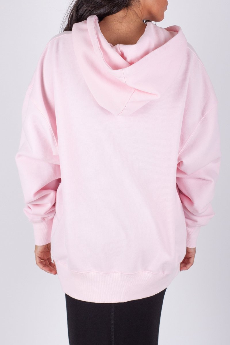 OVERSIZED SWEATSHIRT HOODIE (LIGHT PINK) - Top - Yakira Bella