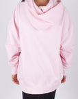 OVERSIZED SWEATSHIRT HOODIE (LIGHT PINK) - Top - Yakira Bella