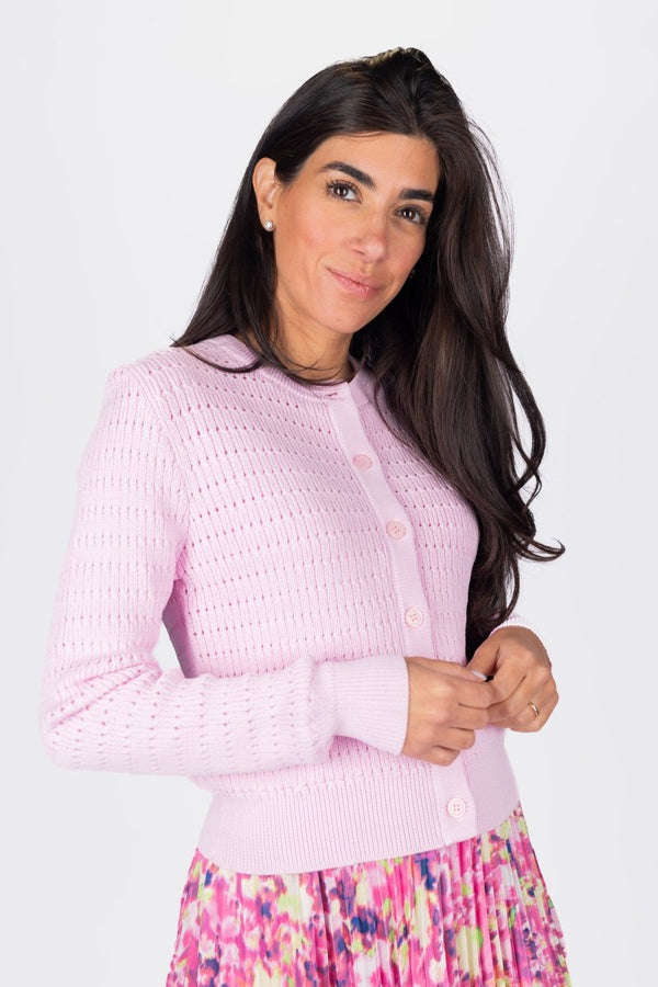 PAIGE CARDIGAN (PINK BLUSH) - Top - Yakira Bella