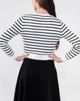 PAIGE TOP (BLACK STRIPE) - Top - Yakira Bella