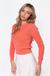 Paige Top (Bright Coral Pink)