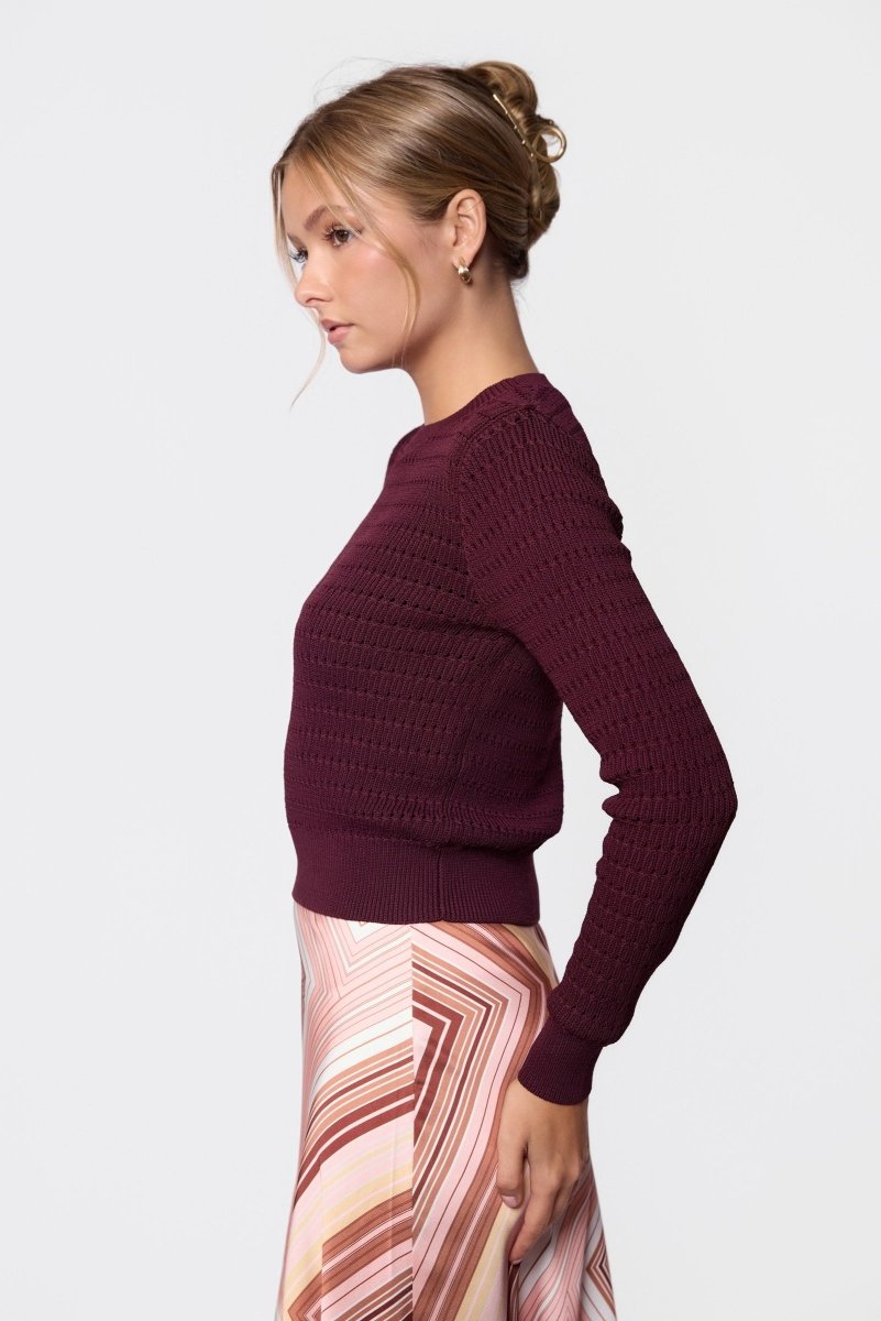 Paige Top (Burgundy) - Top - Yakira Bella
