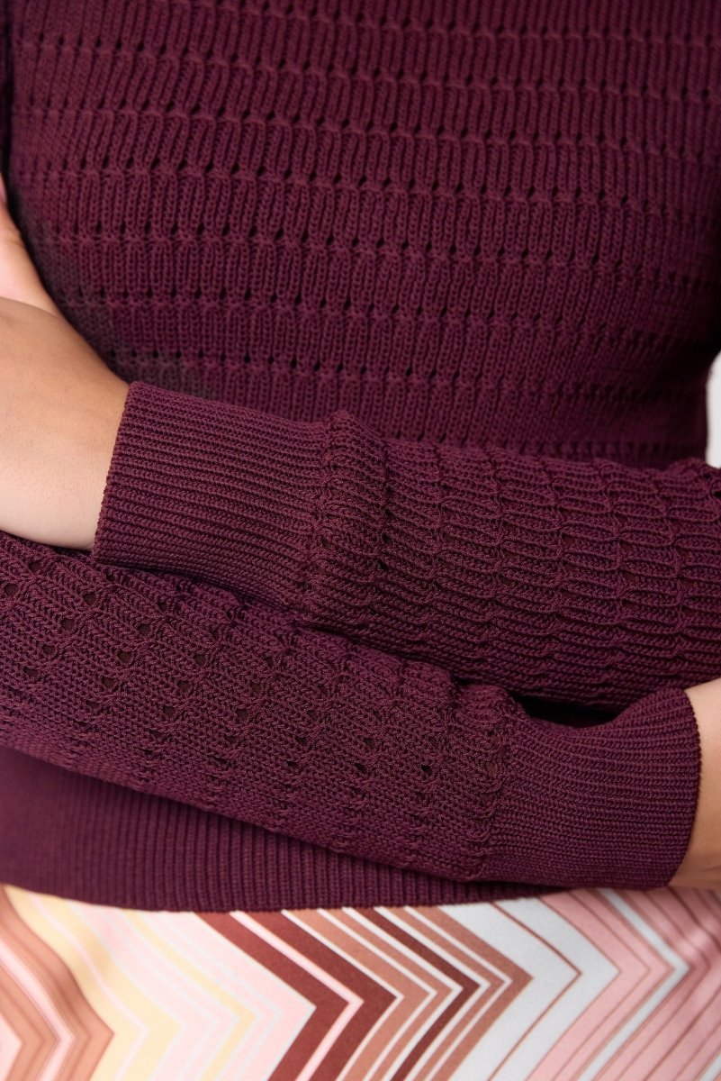 Paige Top (Burgundy) - Top - Yakira Bella