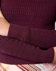 Paige Top (Burgundy) - Top - Yakira Bella