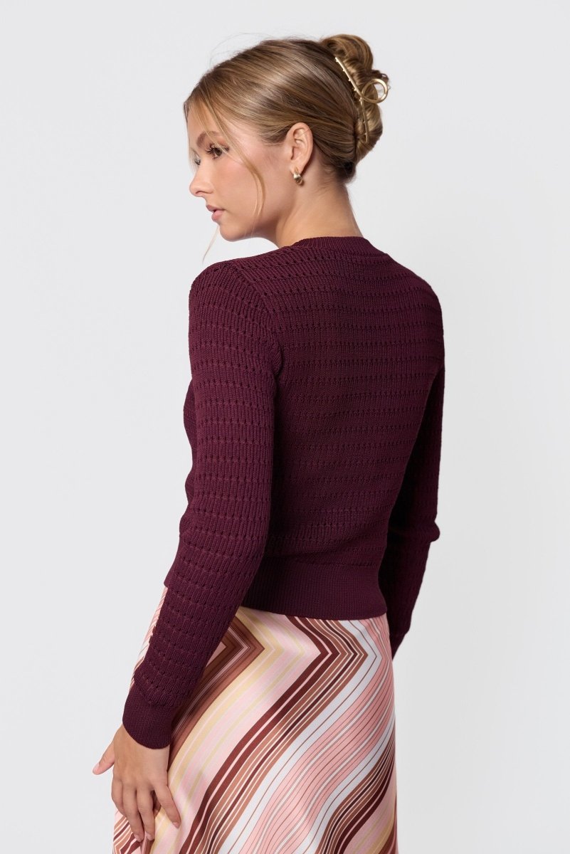 Paige Top (Burgundy) - Top - Yakira Bella