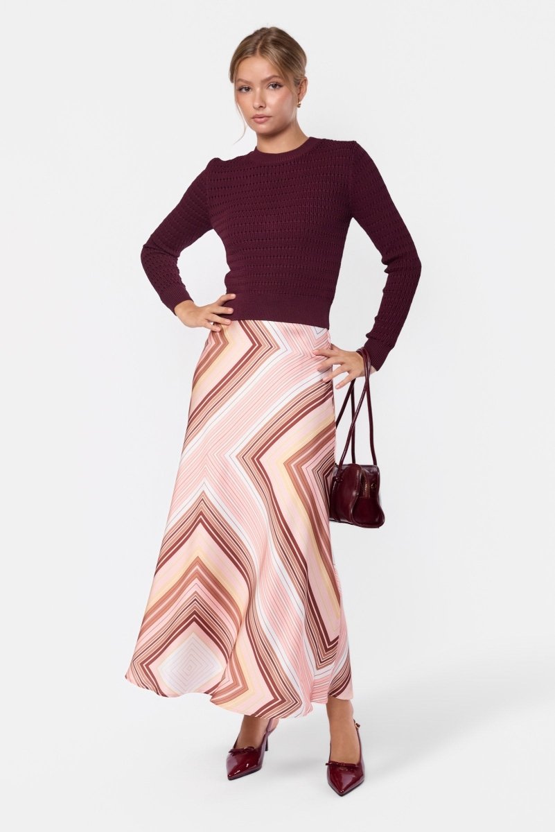 Paige Top (Burgundy) - Top - Yakira Bella