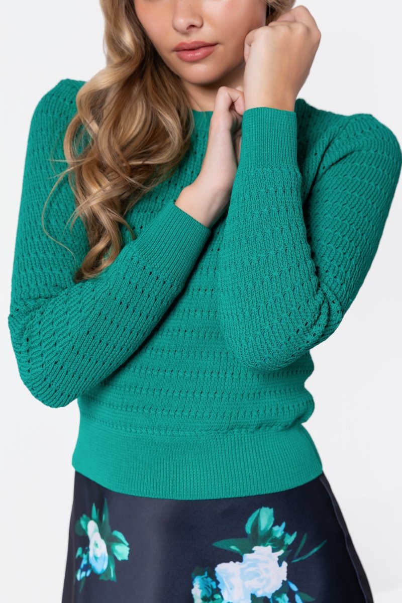 Paige Top (Green) - Top - Yakira Bella