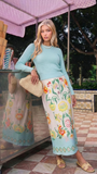 Paige Top (Light Aqua) - Top - Yakira Bella