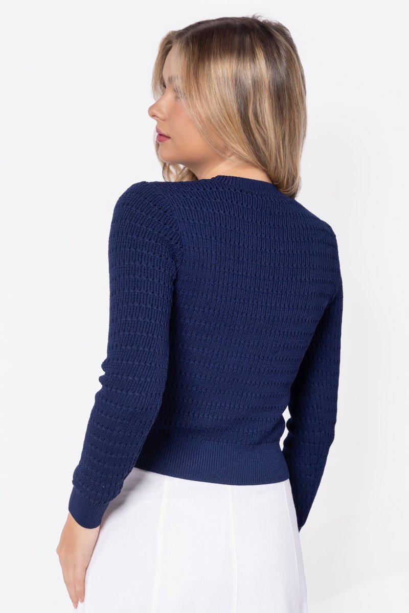 Paige Top (Navy) - Top - Yakira Bella