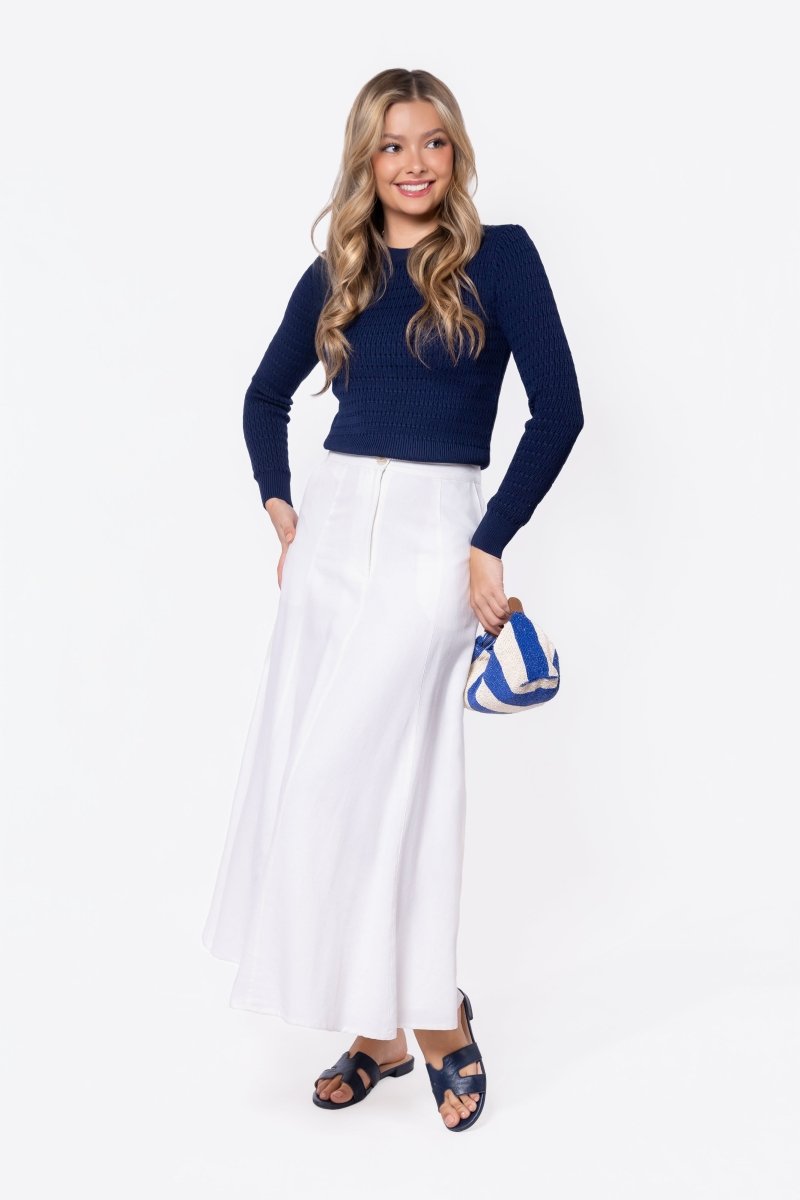 Paige Top (Navy) - Top - Yakira Bella