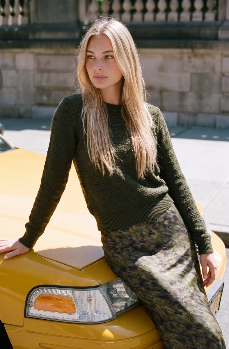 Paige Top (Olive) - Top - Yakira Bella