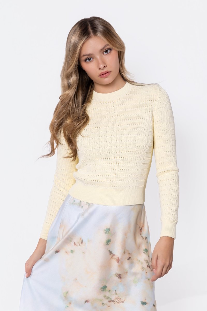 Paige Top (Pastel Yellow) - Top - Yakira Bella