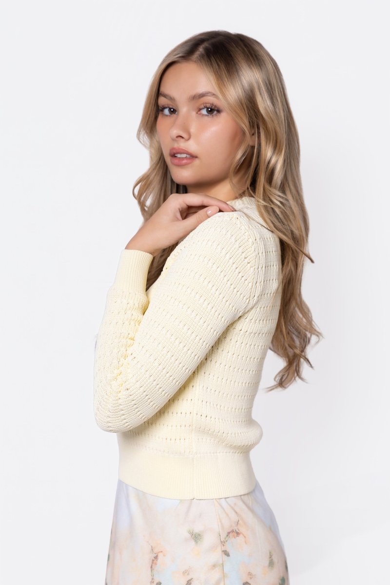 Paige Top (Pastel Yellow) - Top - Yakira Bella