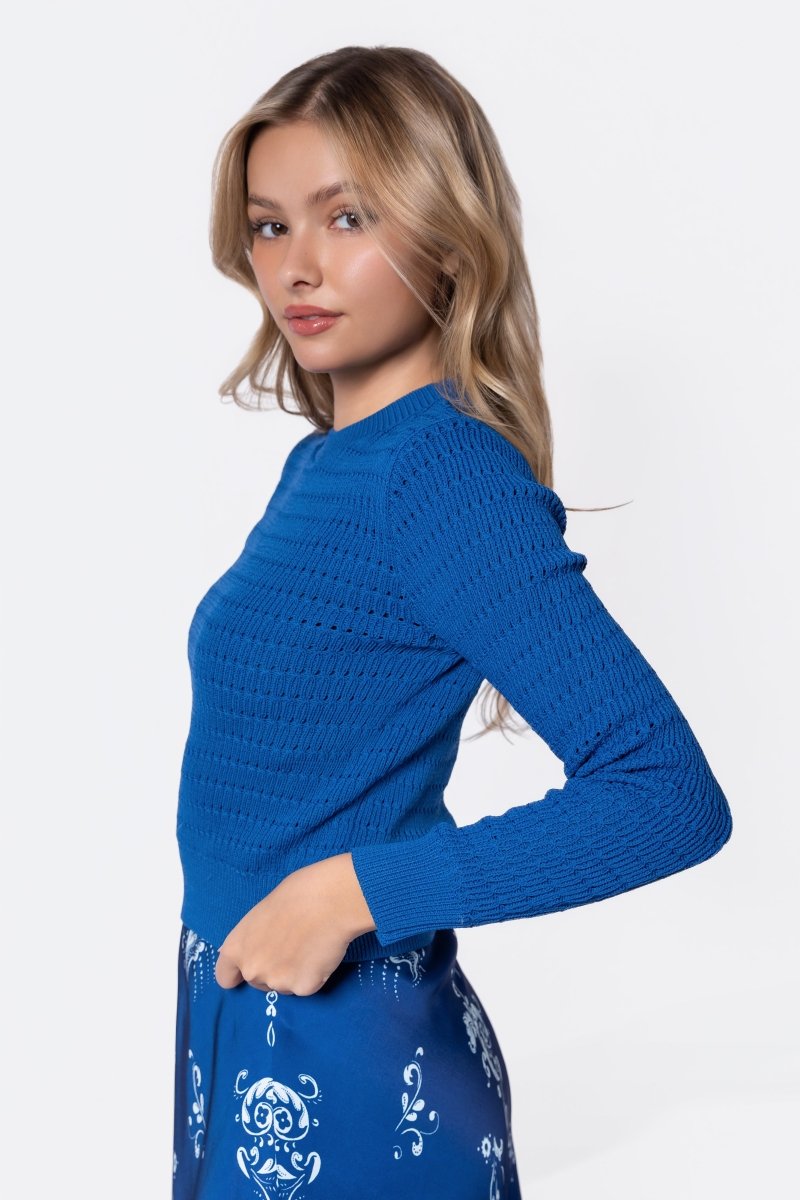 Paige Top (Teal Blue) - Top - Yakira Bella