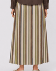 Parker Skirt (Brown/Navy) - Skirt - Yakira Bella