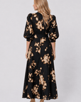 Patricia Dress (Black Ground) - Dress - Yakira Bella