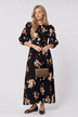 Patricia Dress (Black Ground)