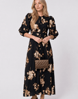 Patricia Dress (Black Ground) - Dress - Yakira Bella