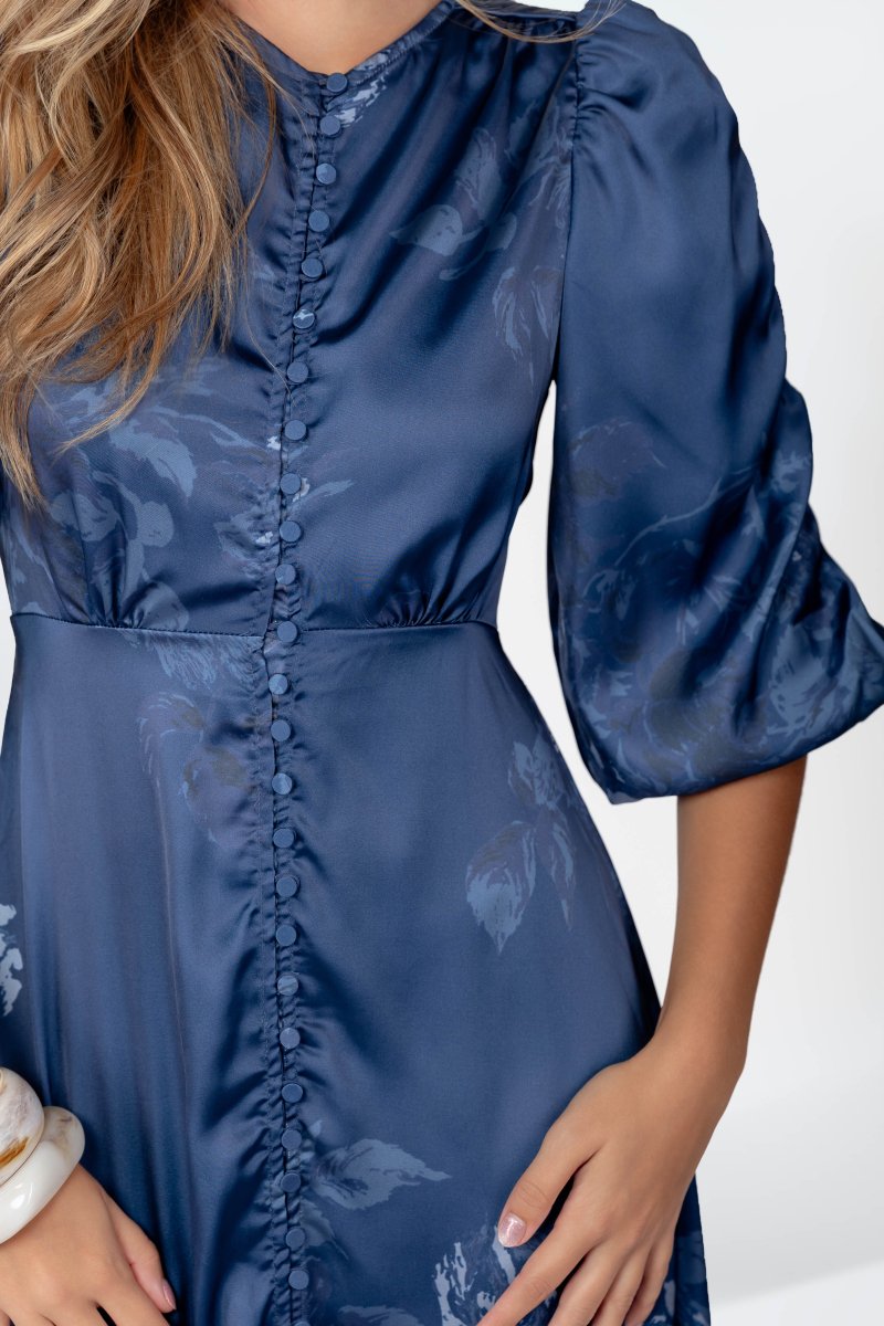 Patricia Dress (Dark Blue) - Dress - Yakira Bella
