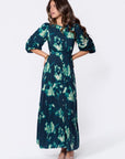 Patricia Dress (Green Ground) - Dress - Yakira Bella