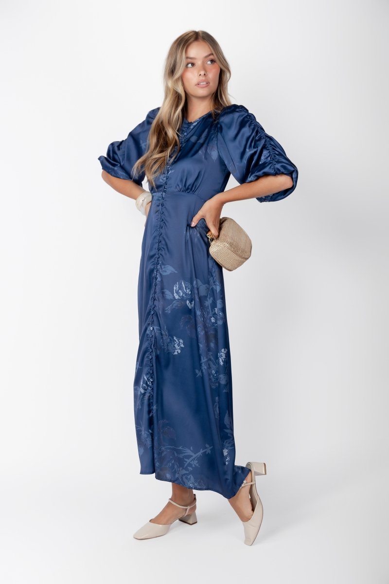 Patricia Dress (Green Pattern) - Dress - Yakira Bella