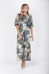 Patricia Dress (Green Pattern)