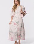 Patricia Dress (Green Pink) - Dress - Yakira Bella
