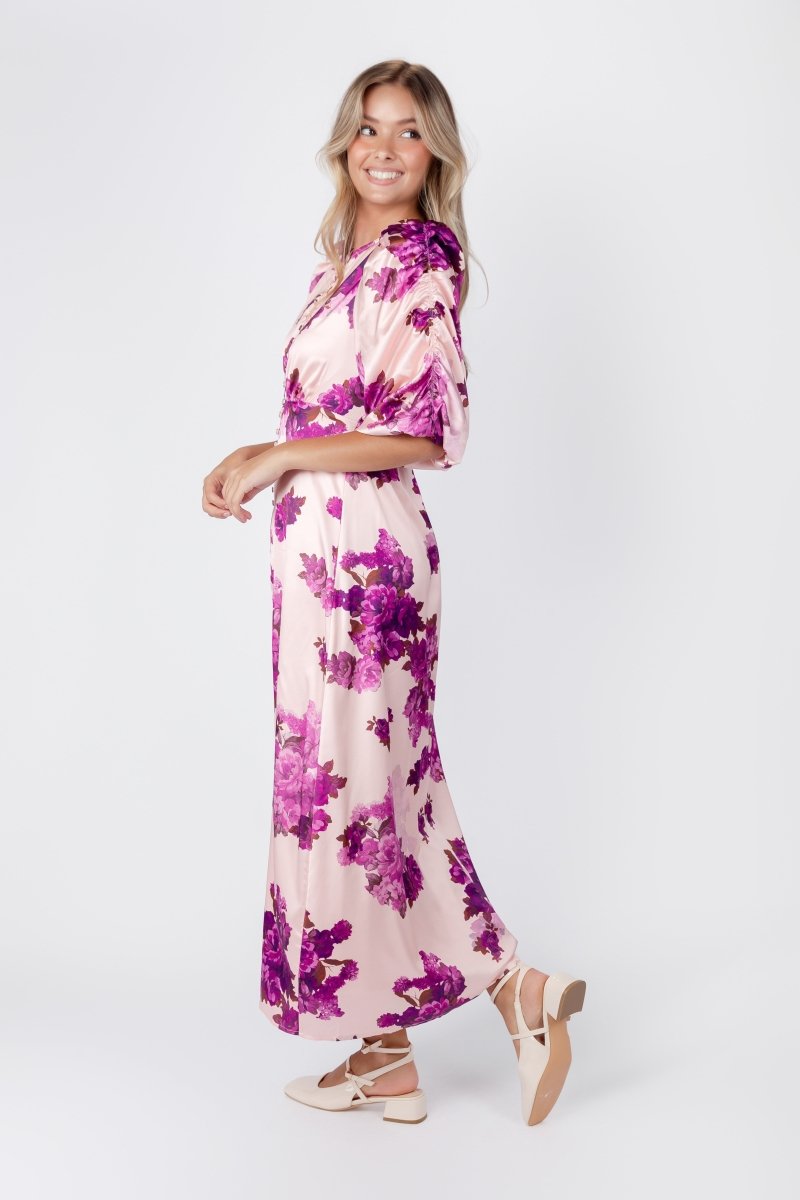 Patricia Dress (Pink Purple) - Dress - Yakira Bella