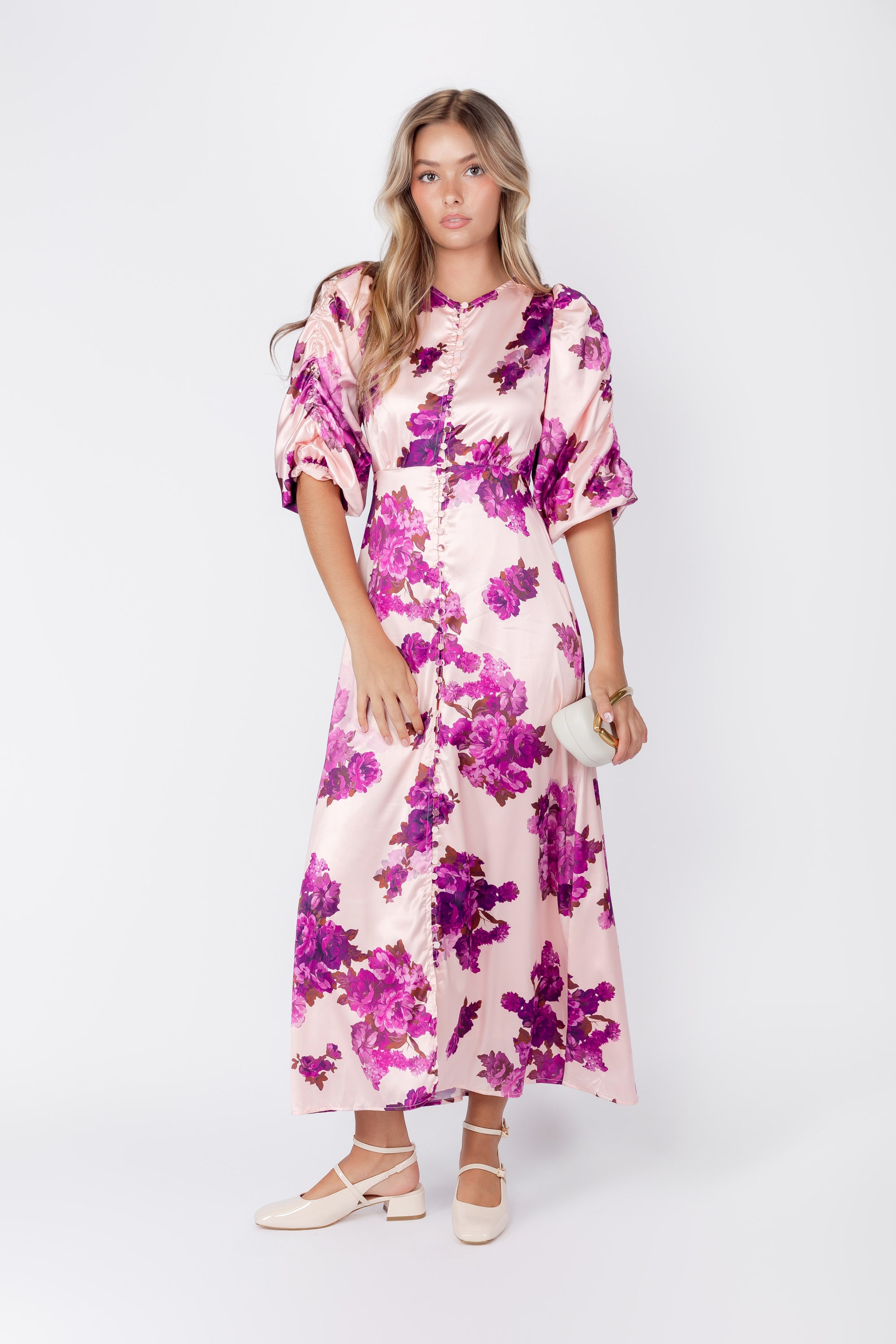 Patricia Dress (Pink Purple) - Dress - Yakira Bella