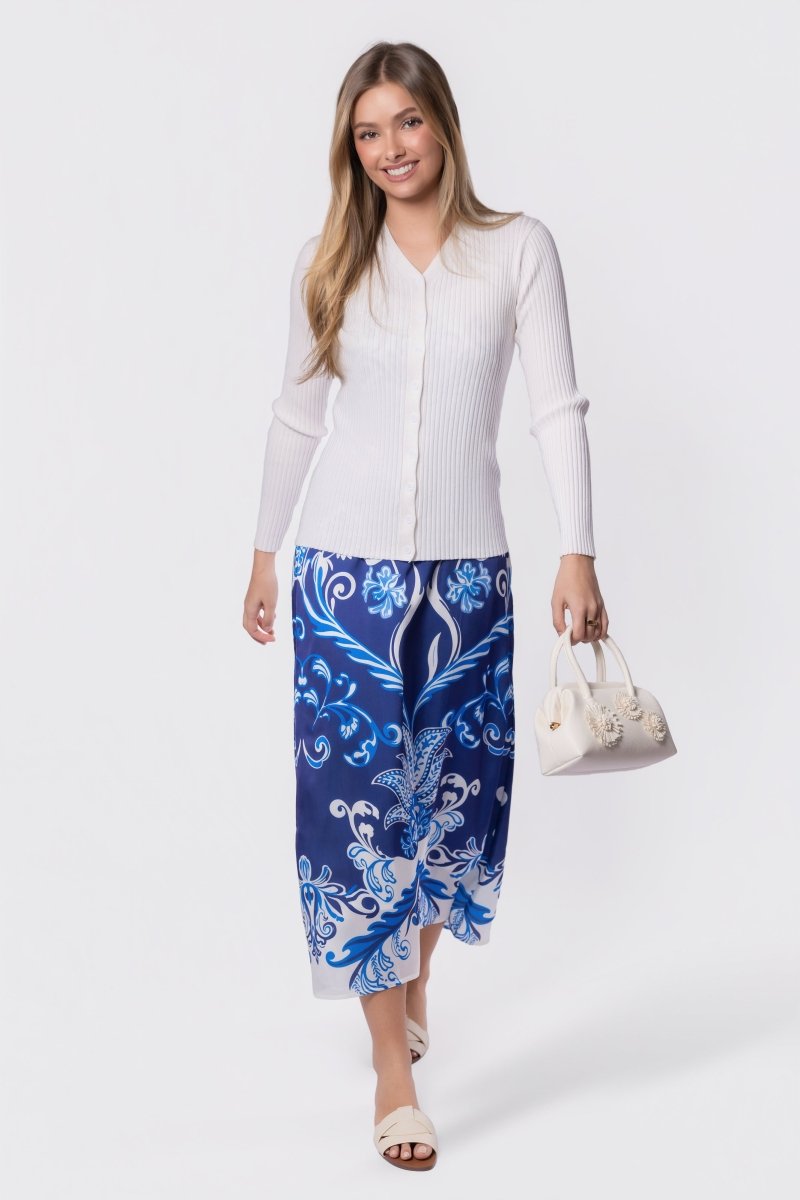 Paula Dress (Blue Ground) - Dress - Yakira Bella