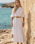 Penelope Dress (White Ground) - Dress - Yakira Bella