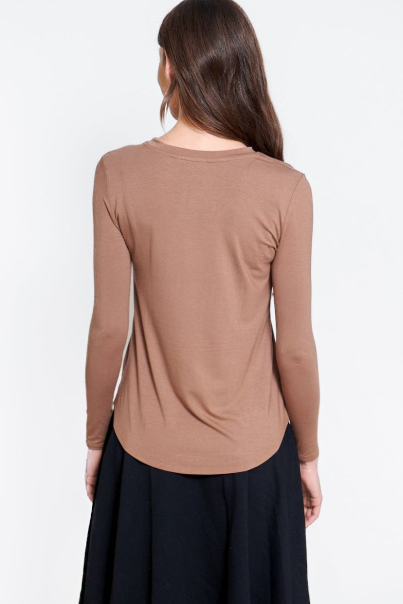 PHOEBE TEE (ESPRESSO) - Top - Yakira Bella