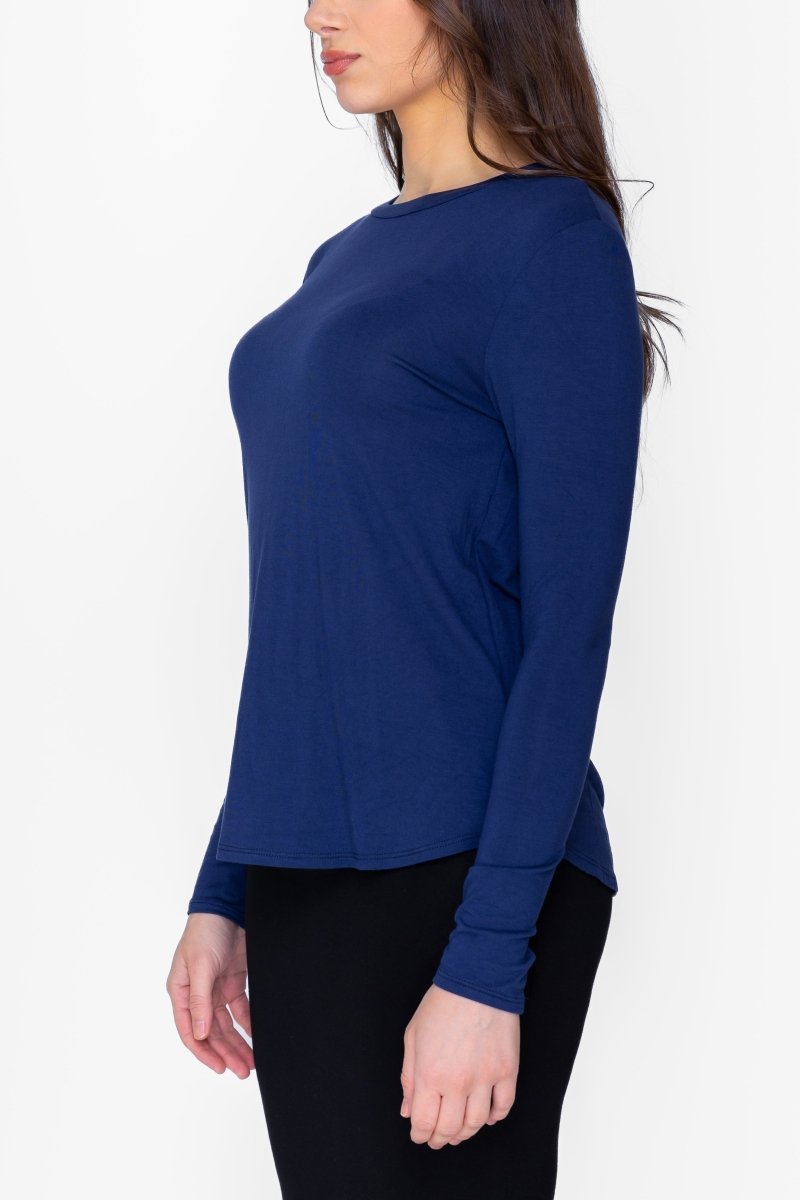 PHOEBE TEE (NAVY) - Top - Yakira Bella