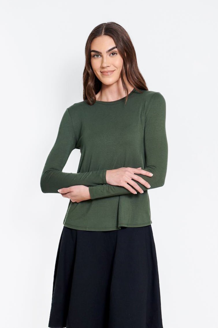 PHOEBE TEE (OLIVE) - Top - Yakira Bella