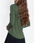 PHOEBE TEE (OLIVE) - Top - Yakira Bella