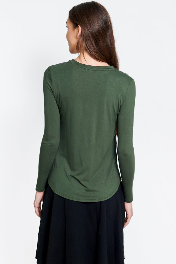 PHOEBE TEE (OLIVE) - Top - Yakira Bella