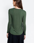 PHOEBE TEE (OLIVE) - Top - Yakira Bella