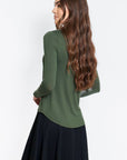 PHOEBE TEE (OLIVE) - Top - Yakira Bella