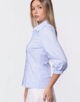 Pia Top (Blue Stripe) - Top - Yakira Bella