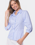 Pia Top (Blue Stripe) - Top - Yakira Bella