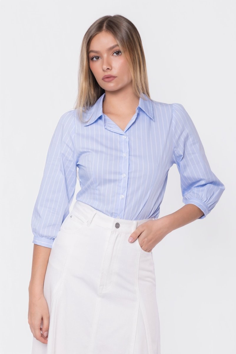 Pia Top (Blue Stripe) - Top - Yakira Bella